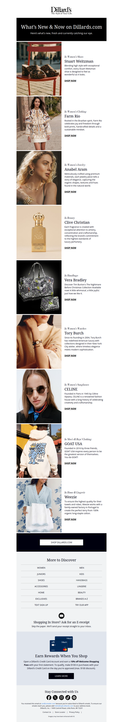 What’s New & Now on Dillards.com