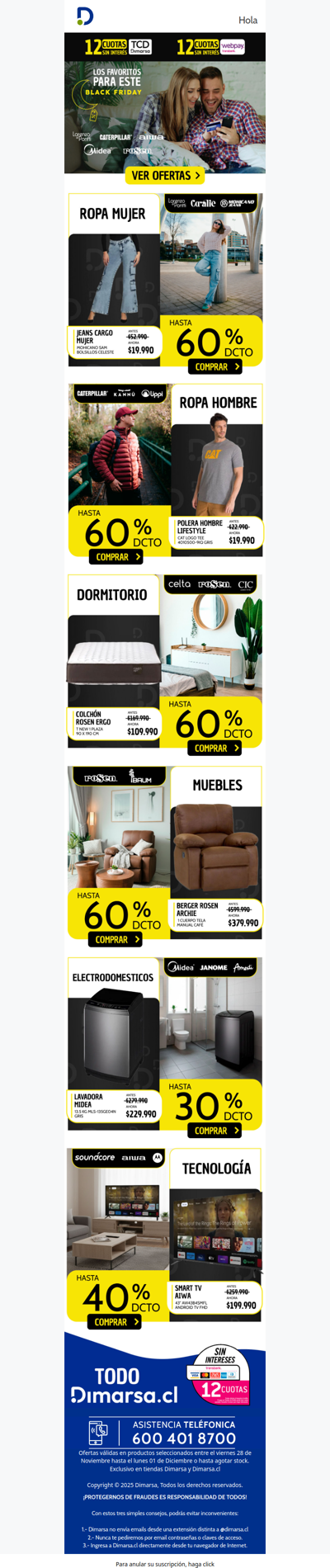 🖤 ¡Dimarsa ya está en modo Black Friday!