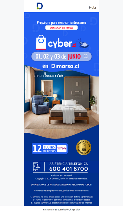 🔥🛏️ Cyber comienza en horas