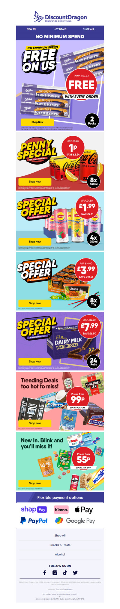 6 x FREE Milka and 1p Coke Deal!