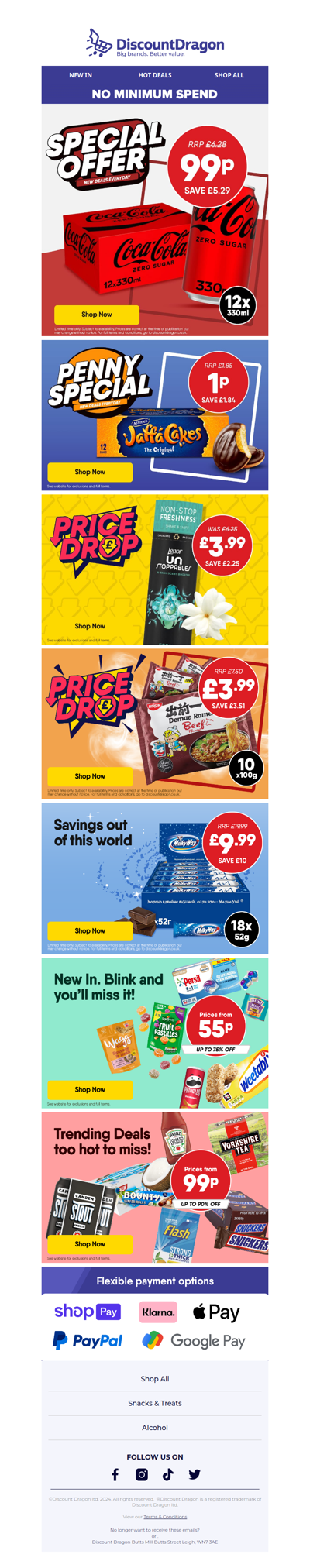 12 cans of Coke for 99p!