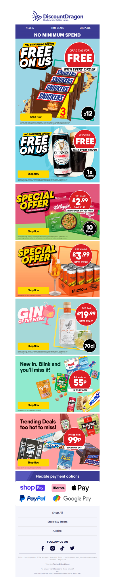 12 bars FREE with EVERY order!