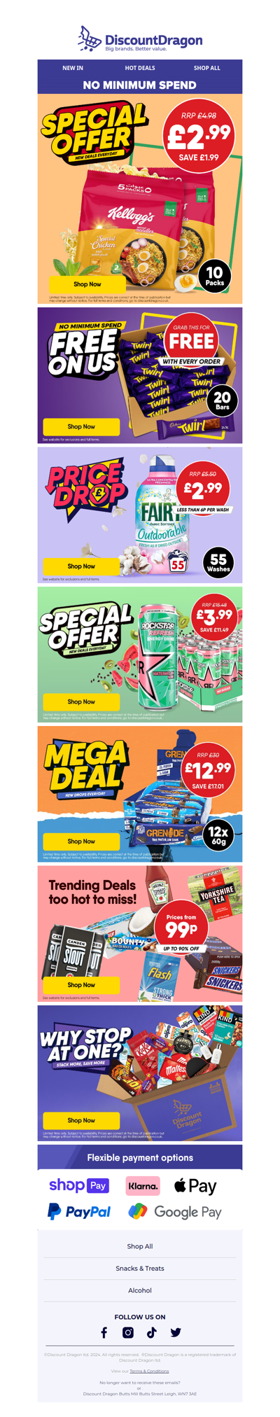 10 packs of noodles just £2.99!