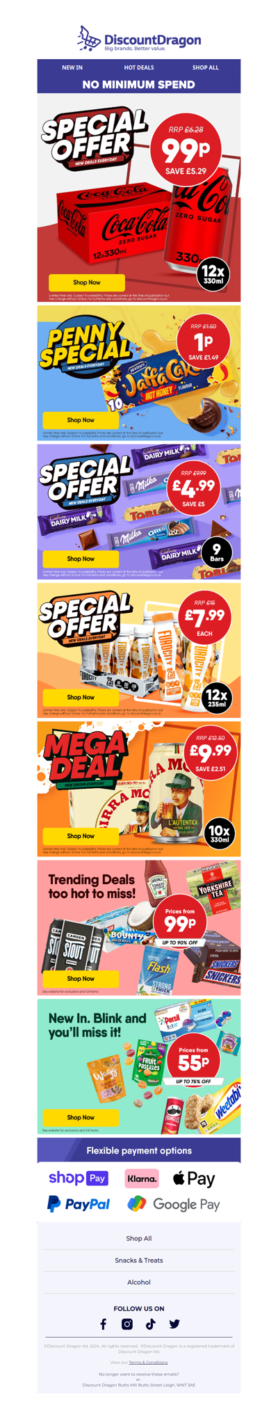 12 cans of Coke for 99p!