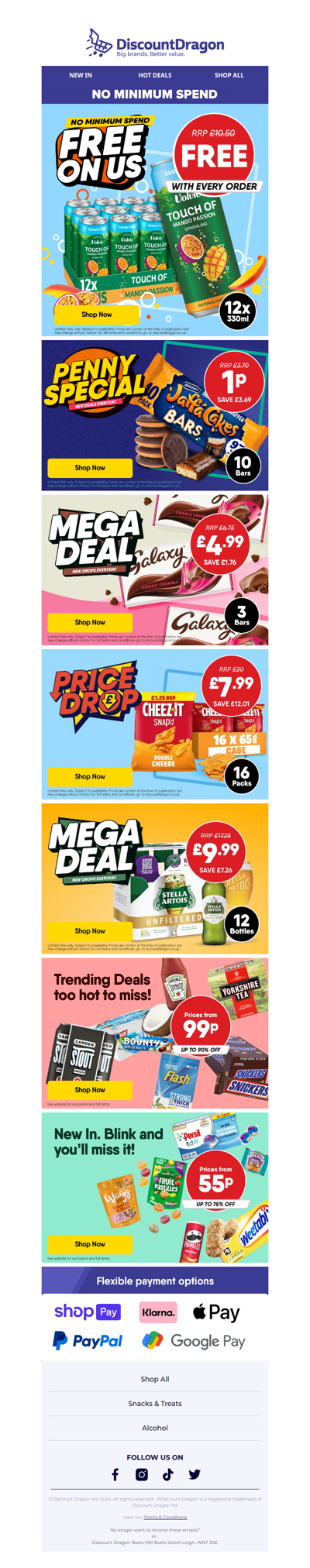 Last chance for 12 FREE cans of Volvic!