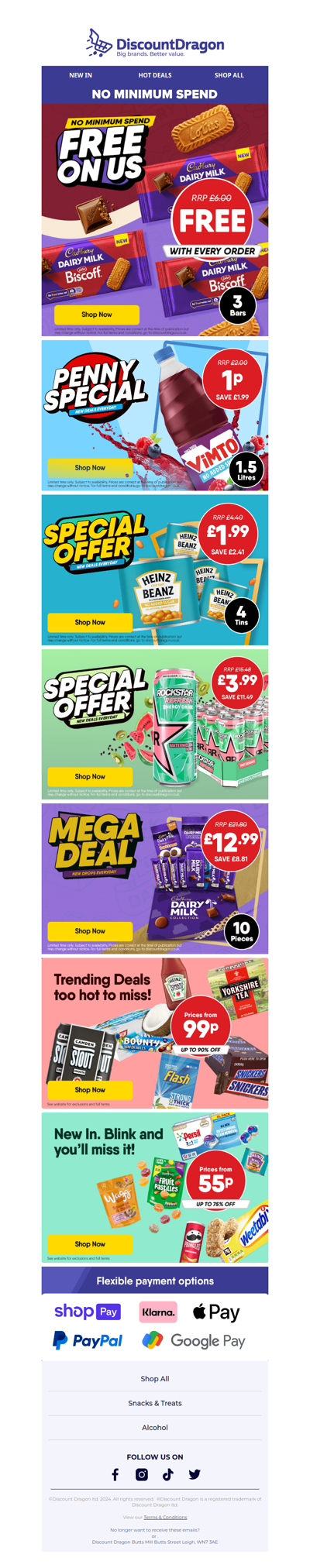 3 Cadbury share bars FREE on us!