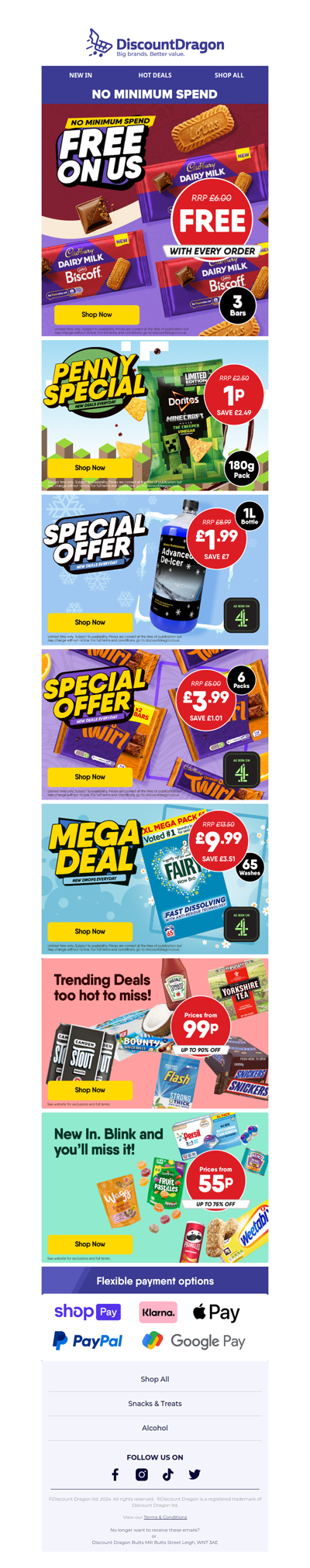 3 Cadbury share bars FREE on us!