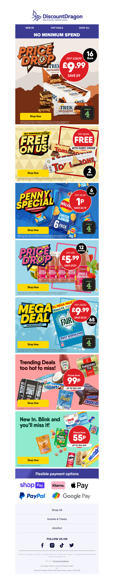 16 bars for just £9.99!