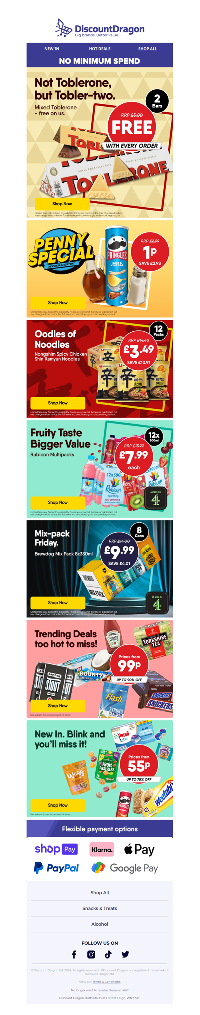 2 FREE bars of Toblerone are back!