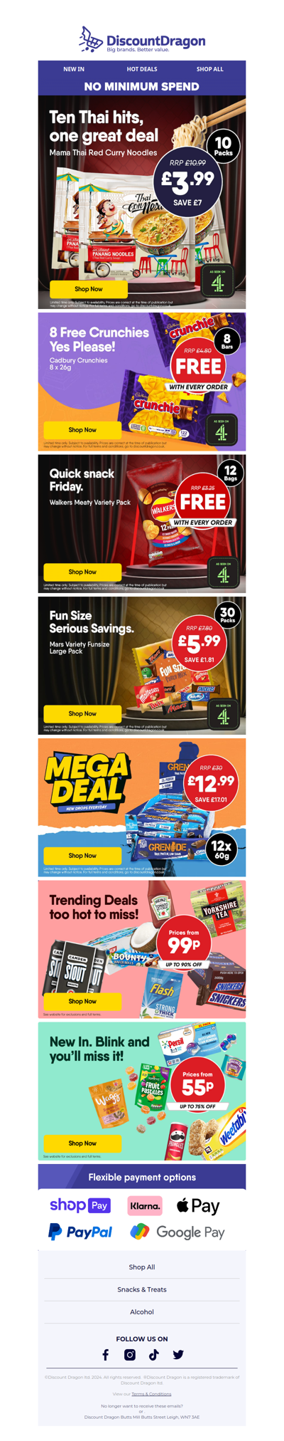 10 packs of noodles only £3.99!