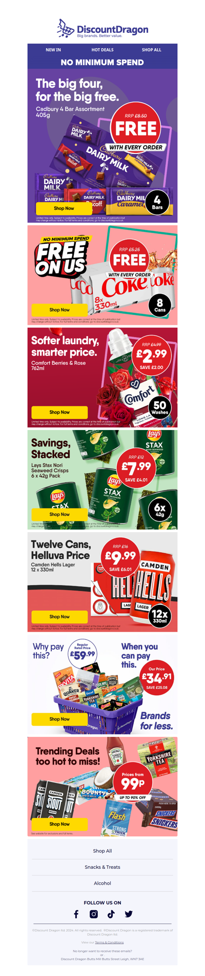 Got Cravings? Enjoy 4 Cadbury Bars FREE!