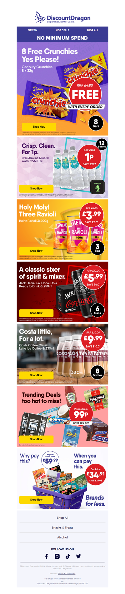 8 Free Crunchie Bars & Much More!