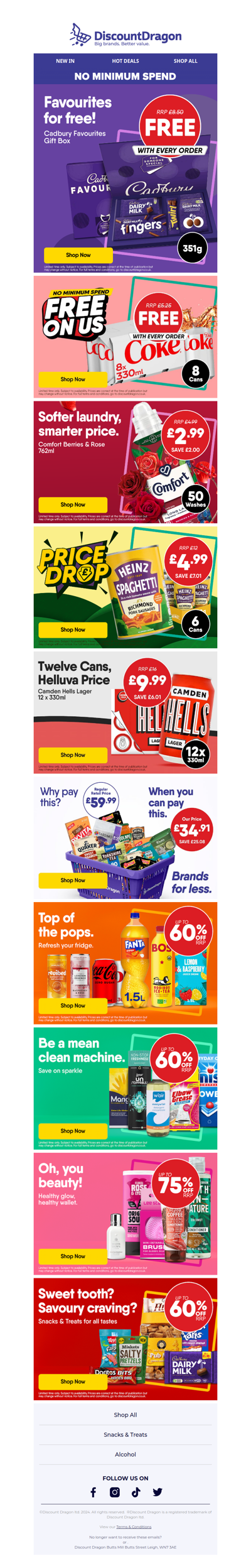 Claim 4 Free Cadbury Favourites Today!