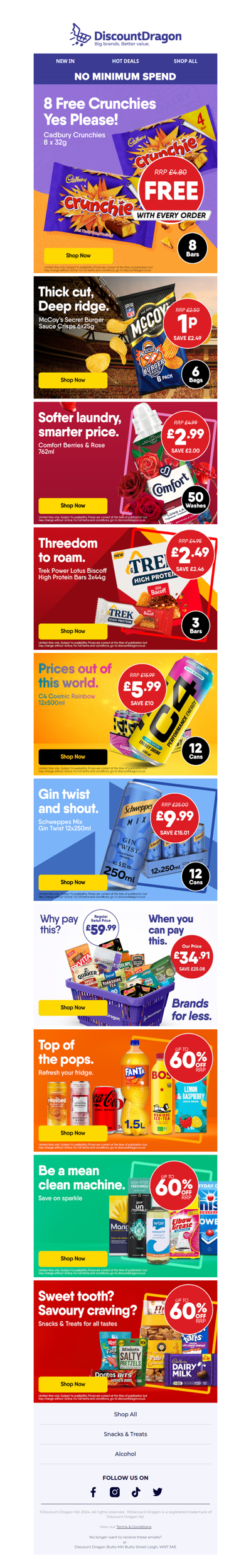 8 FREE Crunchies & Unbeatable Deals Inside!