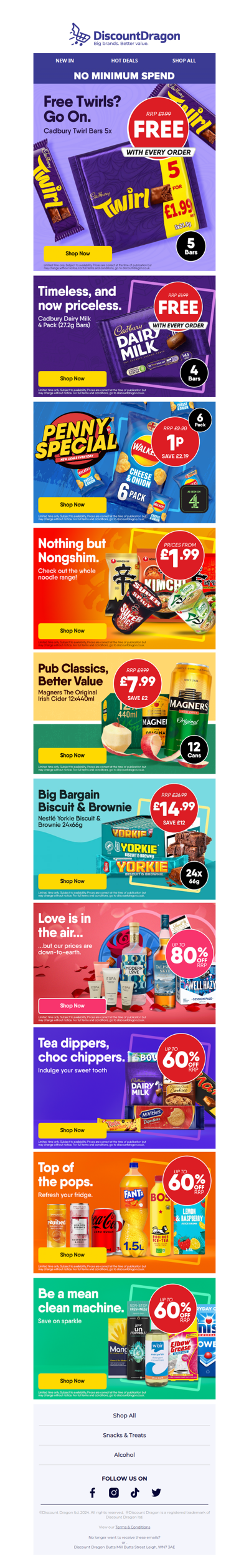 Limited Time: 9 FREE Cadbury Bars Inside!