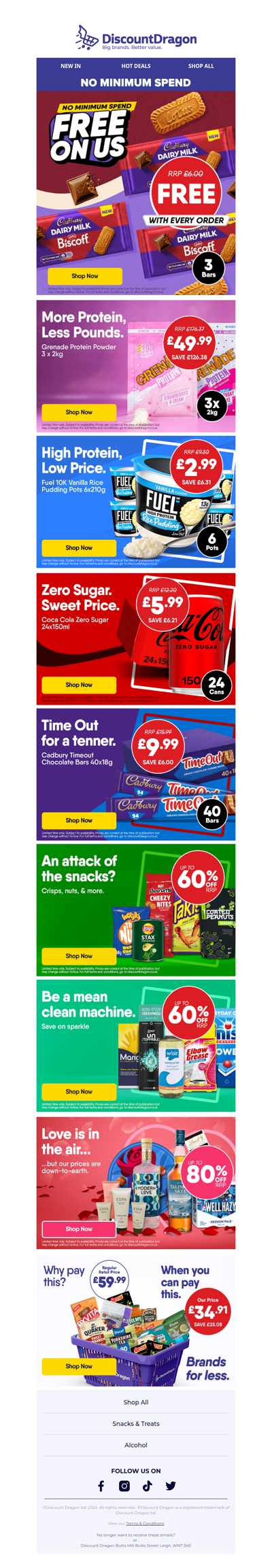 3 Large Cadbury Biscoff Bars for FREE!