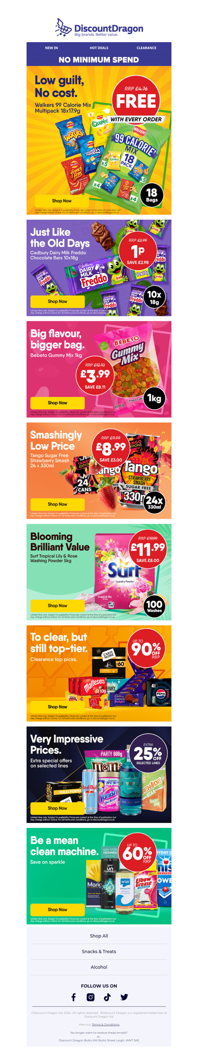 18 Walkers Favourites for Free!