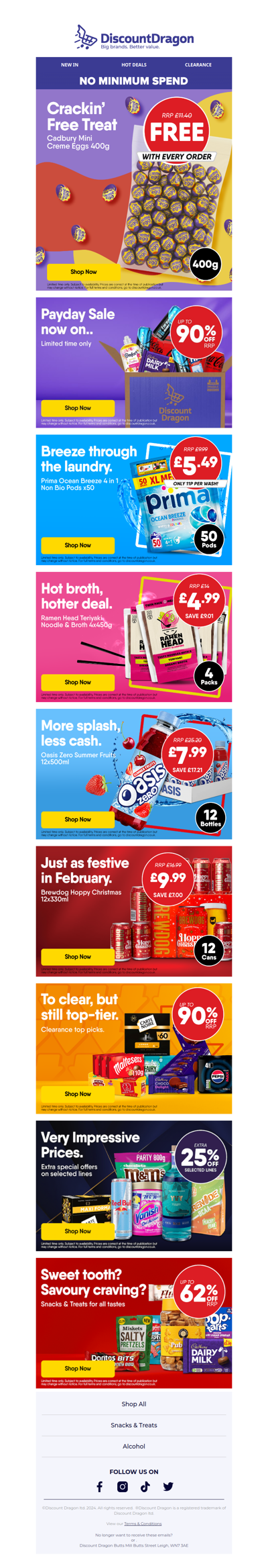 Huge bag of Creme Eggs for FREE!