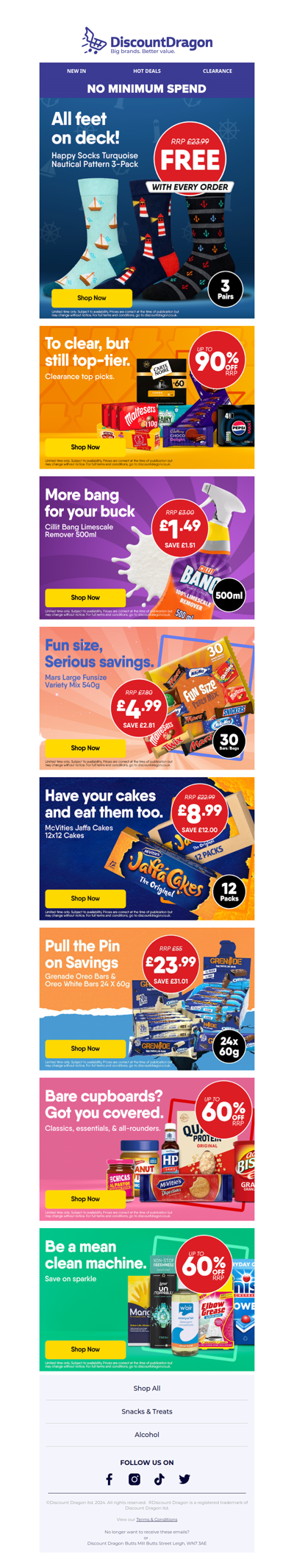 3 pairs of Happy Socks free with every order!