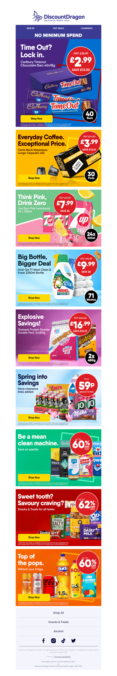 40 Cadbury Timeout Bars for £2.99!