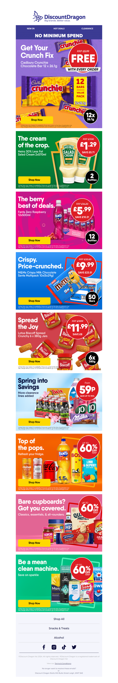 Shop Today & Get 12 FREE Crunchies!