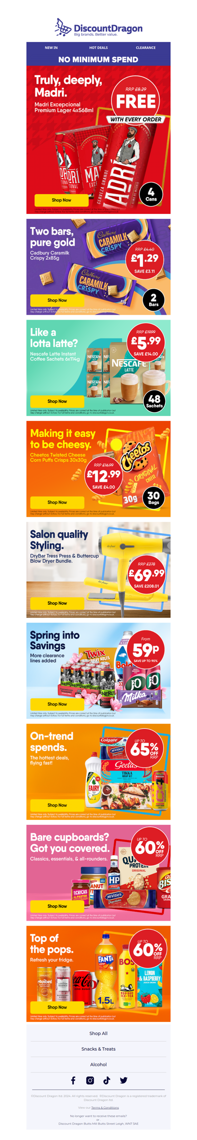 4 Cans of Premium Lager for FREE!