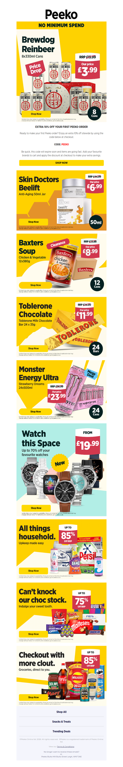 8 Brewdog Beers for just £3.99!