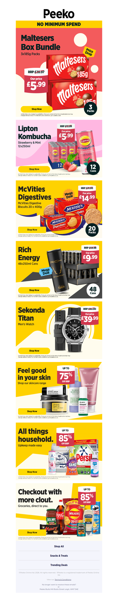 3 Maltesers Share Packs for £5.99!