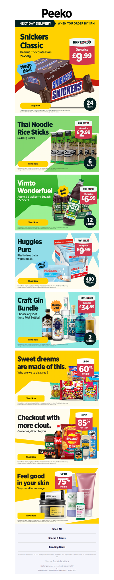 Mega Deal: 24 Snickers Now £9.99!