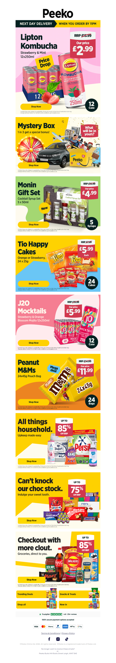 Mega Deal: £2.99 for 12 Kombucha Cans!