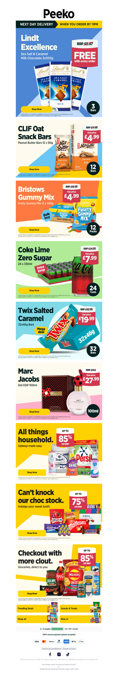 3 Free Lindt Caramel Bars Inside!