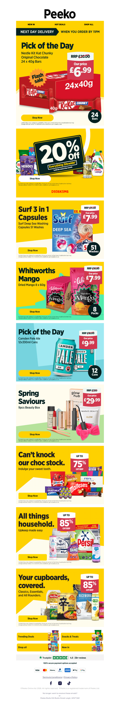 Mega KitKat Deal: 24 Bars for £6.99!