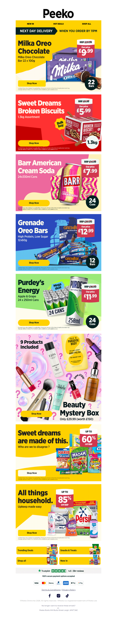 £20 off! 22 Milka bars now £9.99