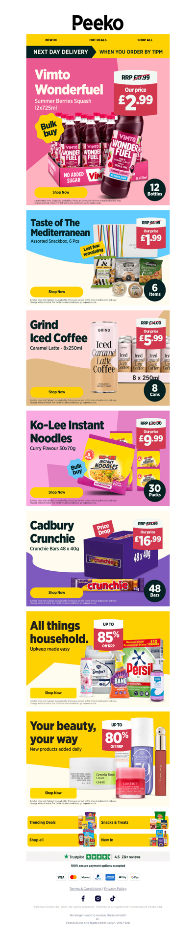 Bank Holiday Mega Deal: 12 Bottles of Summer Berries for £2.99!