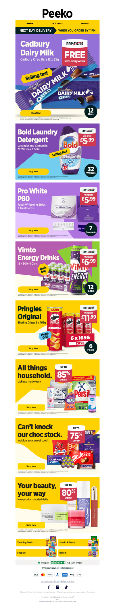 Open for your FREE Bank Holiday treat...