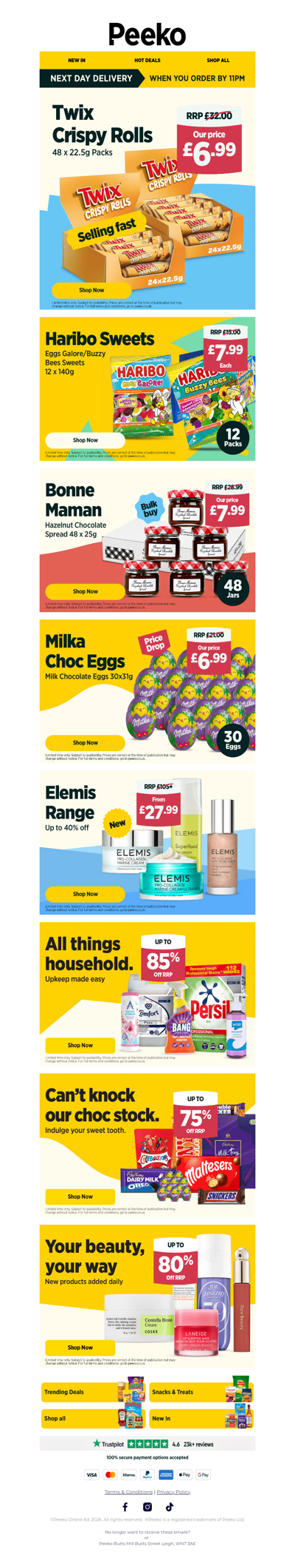 48 Packs for just £6.99!