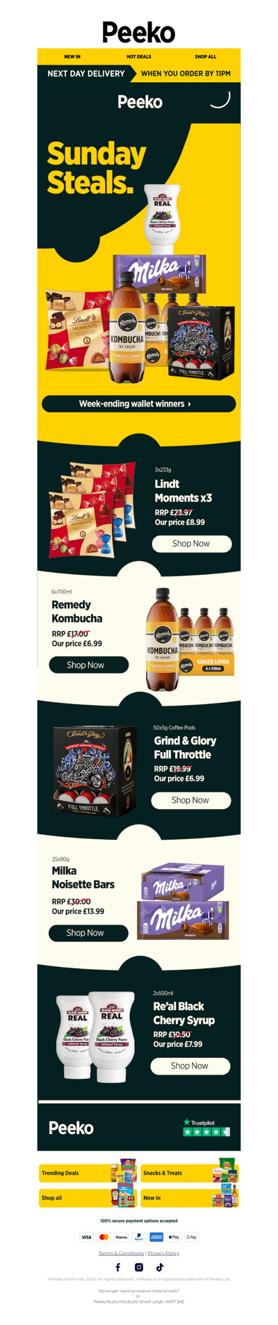 Sunday Steals: Lindt mega deal & more!