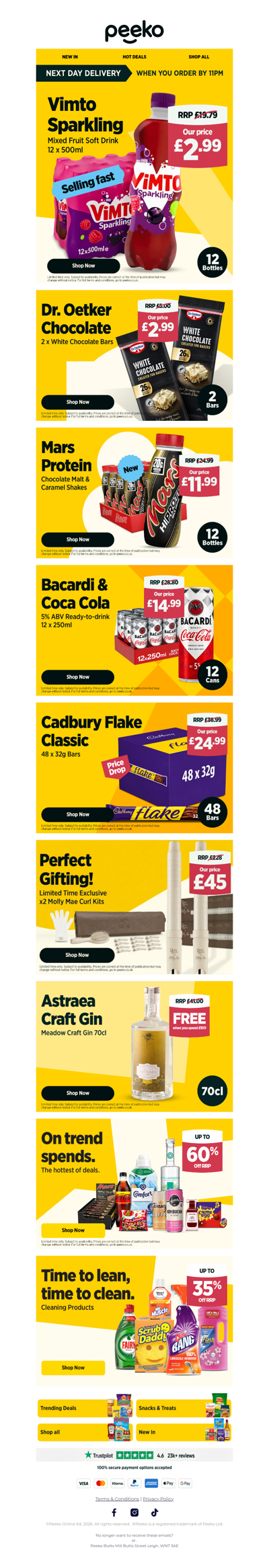 12 Bottles of Vimto for Just £2.99!