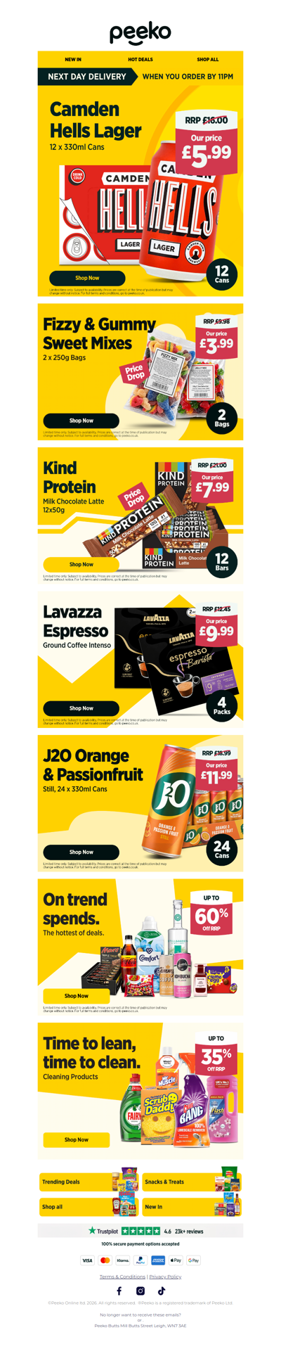 12 Cans of Camden Lager for £5.99!