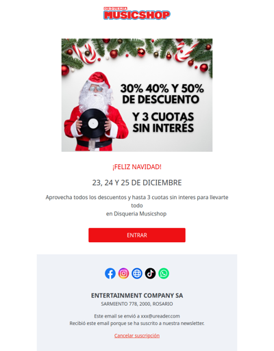 Navidad de Descuentos 🤶