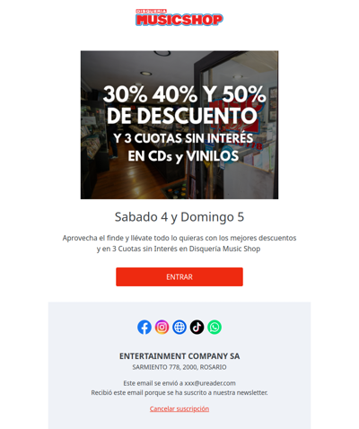 📢 30%,40%,50% De Descuento !!