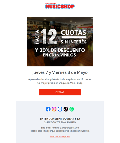 😃 Vuelven las 12 Cuotas !!