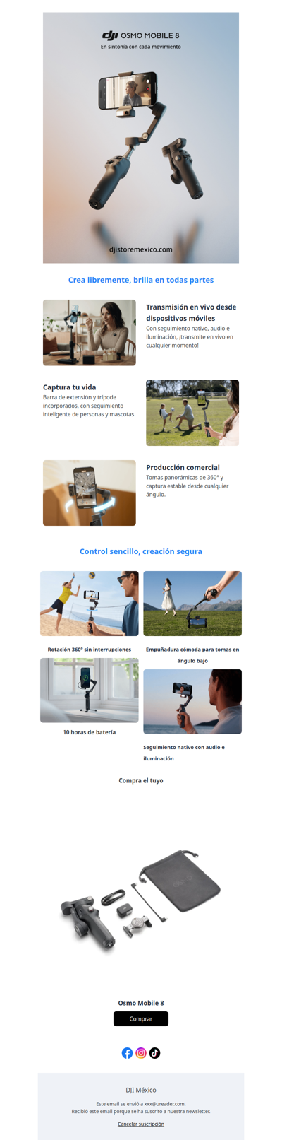 Osmo Mobile 8 - Tu nuevo estabilizador de teléfono