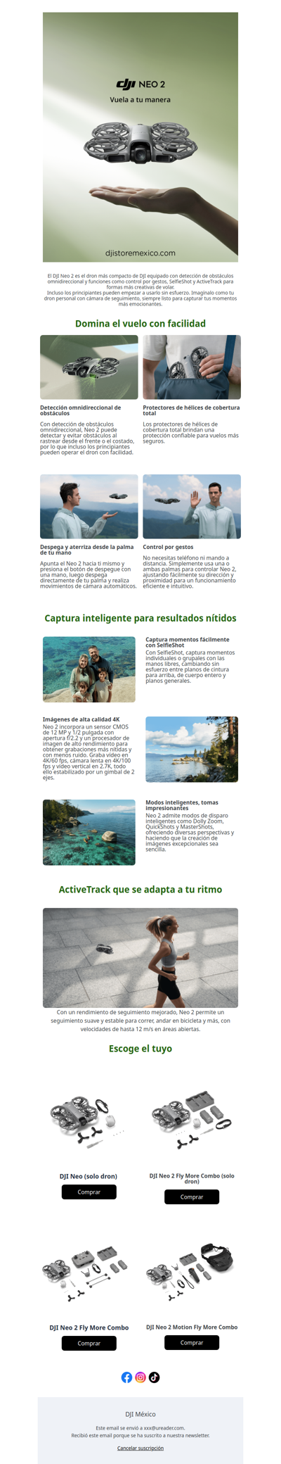 DJI Neo 2: Vuela a tu manera