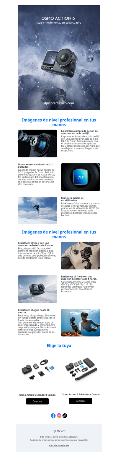 Conoce la nueva Osmo Action 6