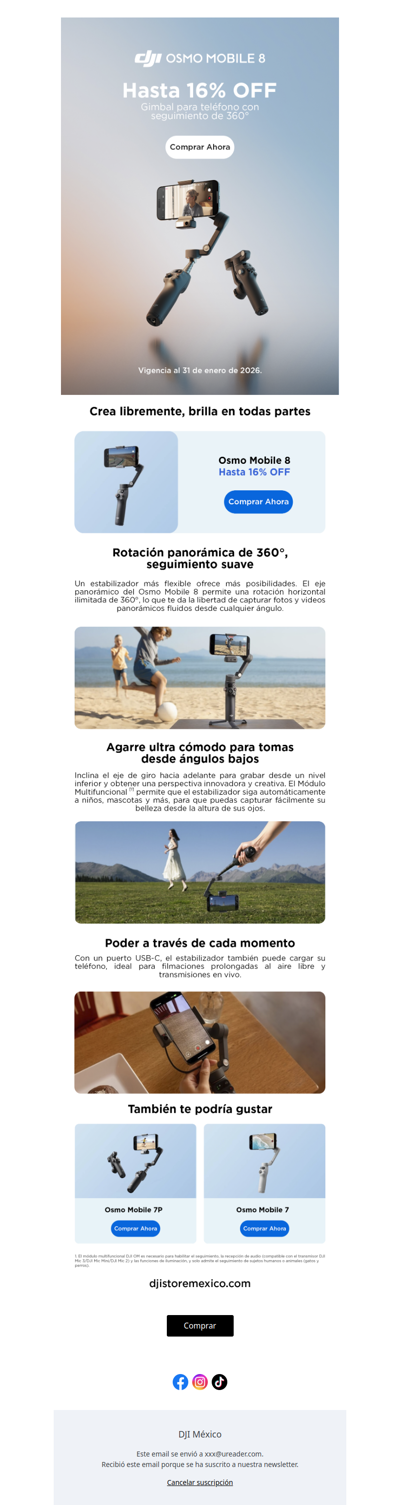 16% de descuento Osmo Mobile 8