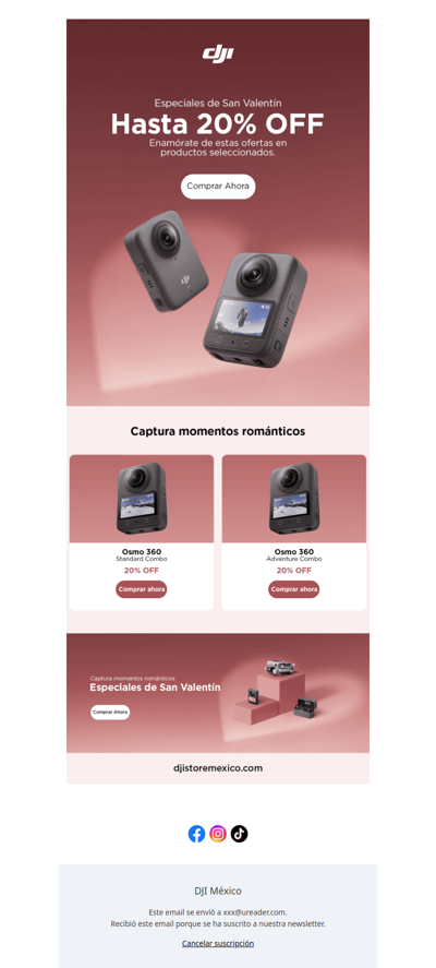 💕 Promociones especiales de San Valentín