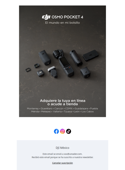 Hazla tuya hoy 🎥 Osmo Pocket 4