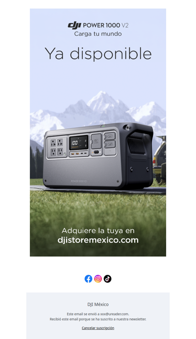 Energía donde quieras ⚡ DJI Power