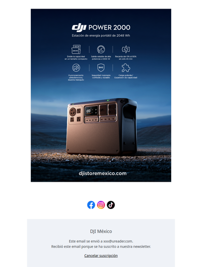 DJI Power 2000: energía sin límites ⚡